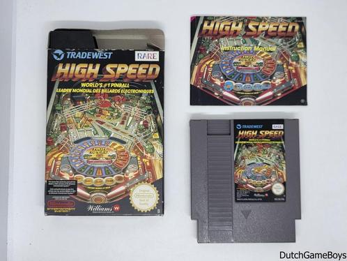 Nintendo Nes – High Speed Pinball - FRA, Spelcomputers en Games, Games | Nintendo NES, Gebruikt, Verzenden