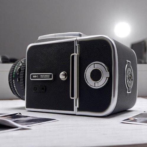 Hasselblad 500 C + Carl Zeiss Planar 80mm 2.8 Lens 120 /, Audio, Tv en Foto, Fotocamera's Analoog