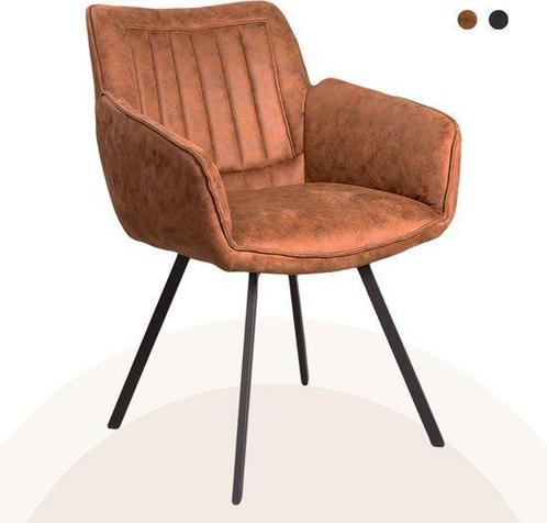 Eetkamer stoelen Microfiber 100 X Kleur vanaf €49,95p/st., Huis en Inrichting, Stoelen, Vijf, Zes of meer stoelen, Bruin, Nieuw