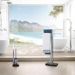 Toiletrolhouder En Borstel Blomus Menoto Design Mat RVS, Ophalen of Verzenden, Nieuw