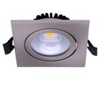 Led Inbouwspot Zilver Laom  - Vierkant - 6 watt - Dimbaar -, Verzenden, Nieuw