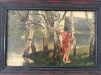 Raffaello Sorbi (1844-1931), reca attribuzione - Apollo con, Antiek en Kunst