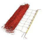 Schapennet/afrasteringsnet 90cm x 50m met dubbele grondpen