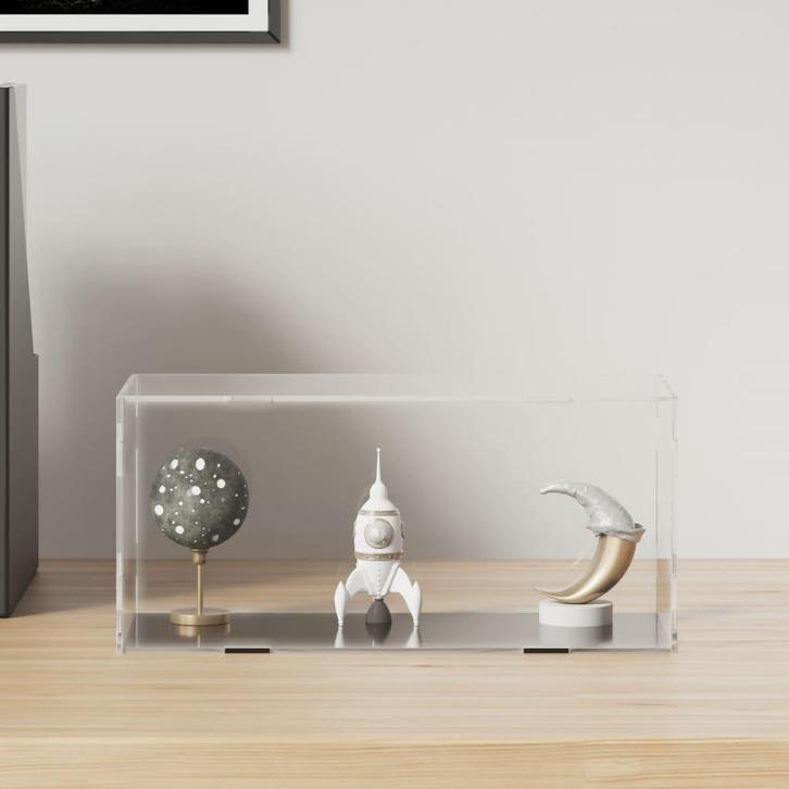 vidaXL Displaybox transparant 24x12x11 cm acryl, Huis en Inrichting, Kasten | Vitrinekasten, Nieuw, Verzenden