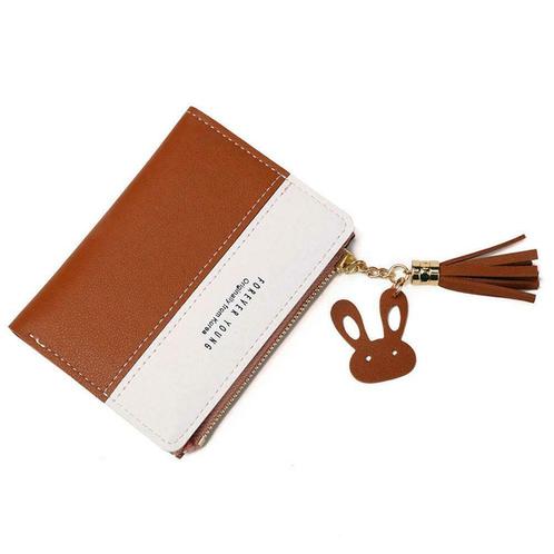 ZILOU Ritsportemonnee Compact - Lichtgewicht - Bruin [TIP!], Sieraden, Tassen en Uiterlijk, Portemonnees, Bruin, Nieuw, Overige merken