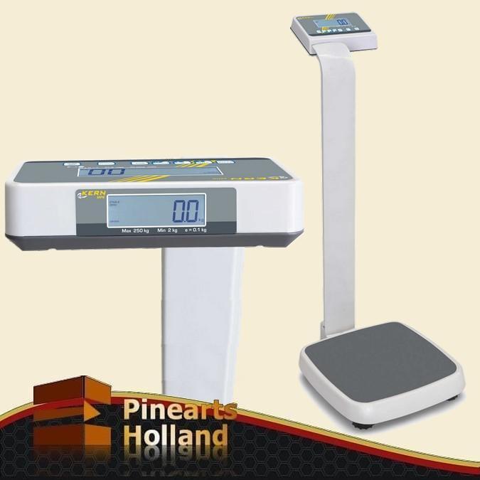 KERN Professionele MPE Personenweegschaal BMI 250 kg, Witgoed en Apparatuur, Weegschalen, 1 tot 500 gram, 100 kg of meer, Personenweegschaal