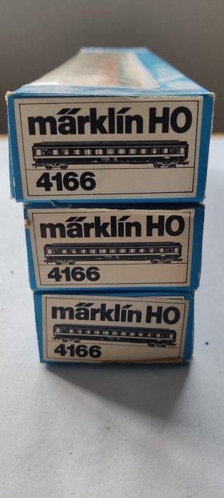Märklin H0 - 4166 - Modeltrein personenwagen (3) - 3x, Hobby en Vrije tijd, Modeltreinen | H0
