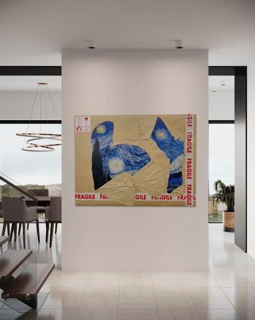 AIIROH (1987) - Escape From The Museum - La Nuit Étoilée By, Antiek en Kunst, Kunst | Schilderijen | Modern
