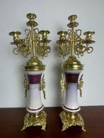 Kandelaar (2) - Aardewerk, Brons, Antiek en Kunst