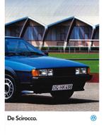 1986 VOLKSWAGEN SCIROCCO BROCHURE NEDERLANDS, Boeken, Nieuw, Volkswagen, Author