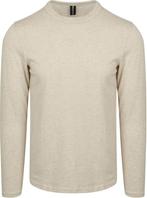 Profuomo Longsleeve T-Shirt Ecru maat XXL Heren, Kleding | Heren, T-shirts, Verzenden, Nieuw, Overige maten, Profuomo