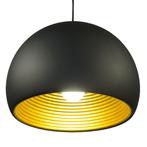 Zwarte Hanglamp met Goudkleurige Binnenkant Valott Oca, Huis en Inrichting, Lampen | Overige, Nieuw, Verzenden