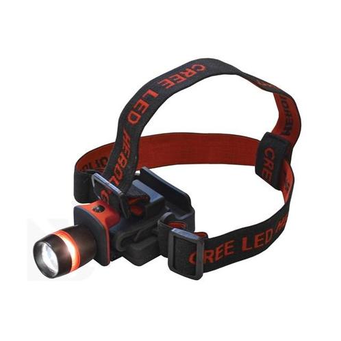 Hoofdlamp Lighthouse 100 lumen CREE 3 Watt (Zaklampen), Caravans en Kamperen, Kampeeraccessoires, Nieuw, Verzenden