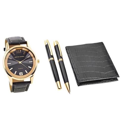 Pierre Cardin Cadeauset heren Horloge & Portemonnee & Pen, Sieraden, Tassen en Uiterlijk, Uiterlijk | Gezichtsverzorging