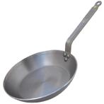 Koekenpan blauwstaal 1,6L |  26(Ø)x4,5(h)cm De Buyer, Verzenden, Nieuw in verpakking