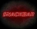 SNACKBAR LUXE neon sign - LED neon reclame bord neon lett..., Zakelijke goederen, Overige Zakelijke goederen, Verzenden