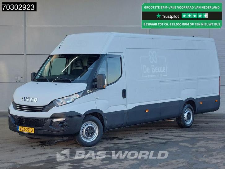 Iveco Daily 35S16 Laadklep Ramp Automaat L3H2 160PK Airco D, Auto's, Bestelauto's, Lease, Automaat, Financial lease, Wit, Iveco