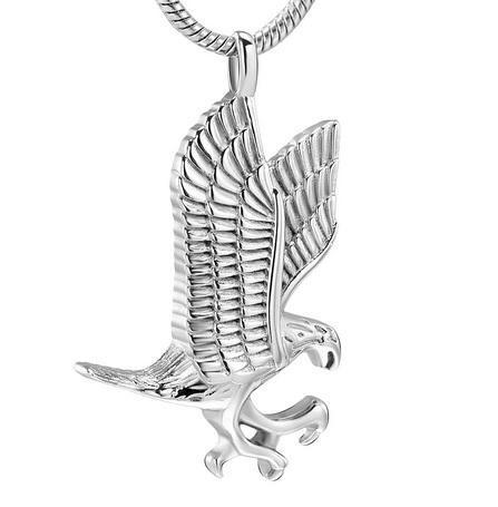 Herinnering na overlijden: Assieraad, ashanger Adelaar, Sieraden, Tassen en Uiterlijk, Kettinghangers, Zilver, Nieuw, Dier, Overige materialen