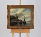 H.C. Kranenburg (1917-1997) - Molen aan het water, Antiek en Kunst, Kunst | Schilderijen | Klassiek