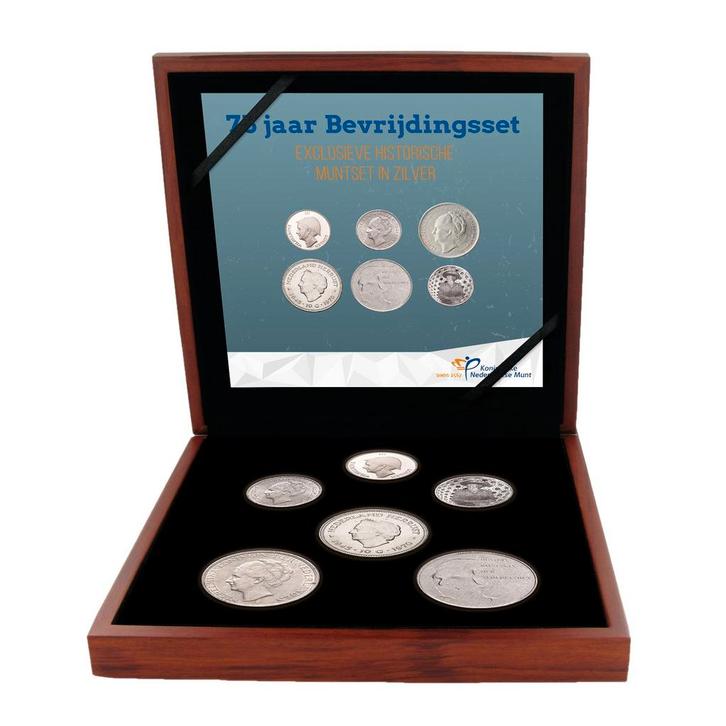 75 jaar Bevrijdingsset, Postzegels en Munten, Munten | Nederland, Verzenden