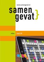 Samengevat mbo taal 3f 9789006925883, Boeken, Zo goed als nieuw, Verzenden