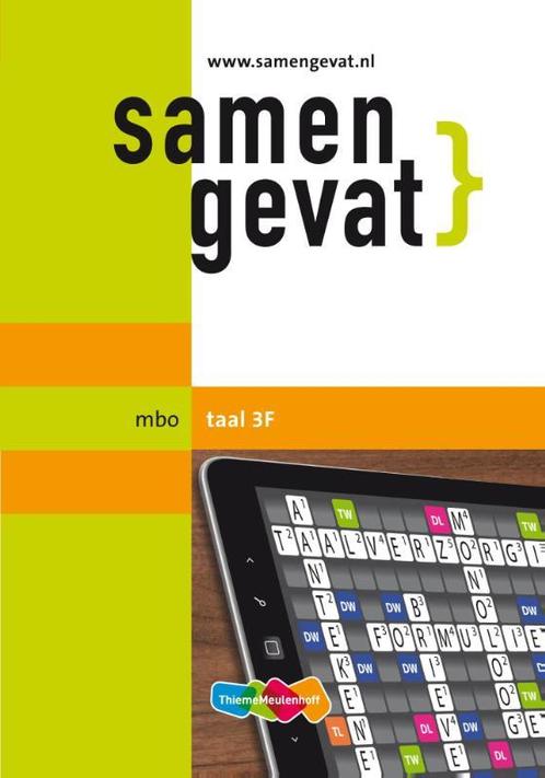 Samengevat taal mbo taal 3f 9789006925883, Boeken, Schoolboeken, Zo goed als nieuw, Verzenden