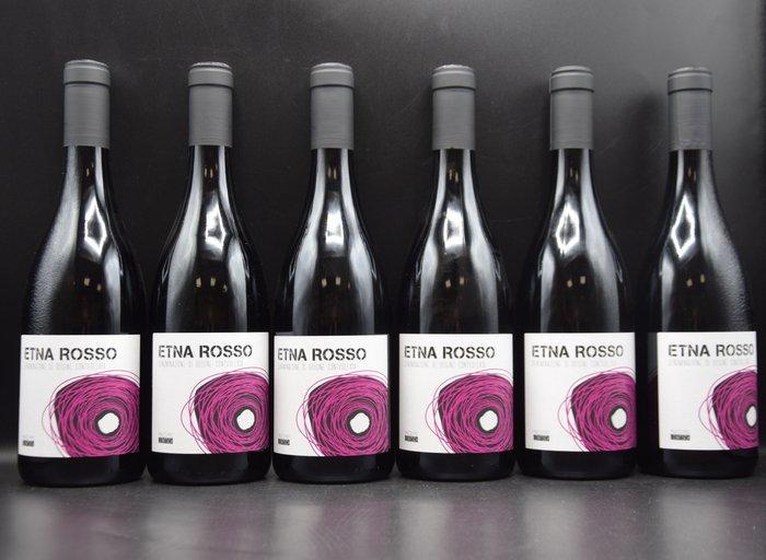 2022 Massimo Lentsch, Etna Rosso - Sicilië - 6 Flessen (0.75, Verzamelen, Wijnen