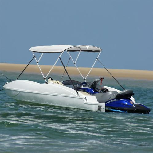vidaXL Biminitop 3 bogen met mesh zijwanden, Watersport en Boten, Bootonderdelen, Nieuw, Verzenden