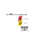 1962 MG MGB GT BROCHURE NEDERLANDS, Boeken, Auto's | Folders en Tijdschriften, Nieuw, Author