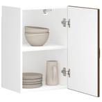 vidaXL Keukenwandkast Kalmar bewerkt hout bruin eikenkleur, Huis en Inrichting, Keuken | Keukenelementen, Verzenden, Nieuw, Bruin