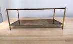 Middentafel - Verguld messing - Bijzettafel van verguld