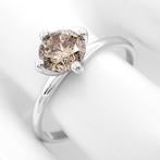 Zonder Minimumprijs - Ring - 14 karaat Witgoud - 0.99ct. tw., Sieraden, Tassen en Uiterlijk, Ringen, Nieuw