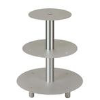 Taartstandaard Aluminium New York 3 etages, Hobby en Vrije tijd, Taarten en Cupcakes maken, Verzenden, Nieuw