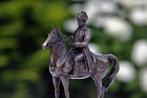 Figuur - napoleon te paard - Gepatineerd brons, Antiek en Kunst