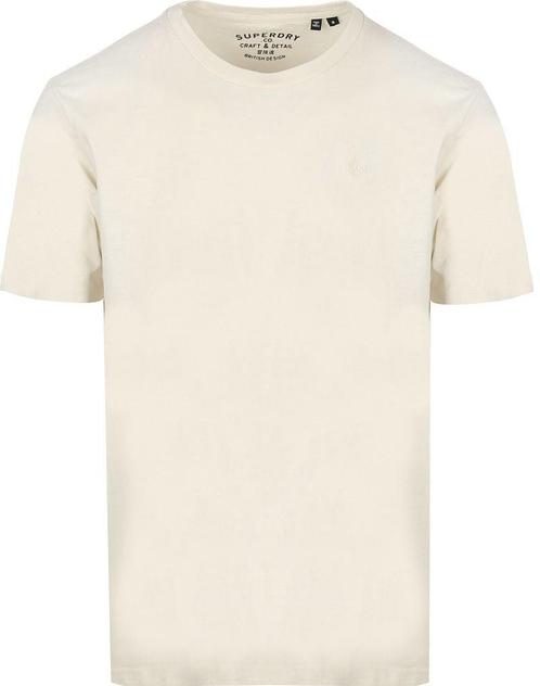 Superdry Tee Essentials Relaxed Off White maat XL Heren, Kleding | Heren, Polo's, Wit, Nieuw, Maat 56/58 (XL), Verzenden