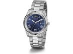 Guess Heren Horloge GW0265G7 Staal Quartz met Donker Blauwe, Verzenden, Zo goed als nieuw