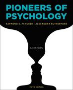 9780393283549 Pioneers of Psychology | Tweedehands, Verzenden, Zo goed als nieuw, Raymond E. Fancher
