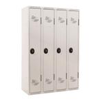 Gebruikte Lockerkasten 4 deuren (codeslot), Ophalen of Verzenden, Gebruikt
