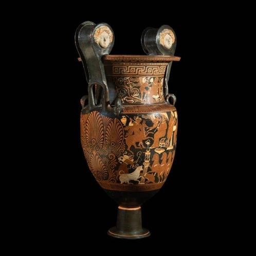 Magna Graecia, Apulië. Aardewerk Monumentale rolkrater met, Verzamelen, Mineralen en Fossielen