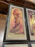 (After) Alphonse Mucha The four seasons series - Spiegel, Antiek en Kunst