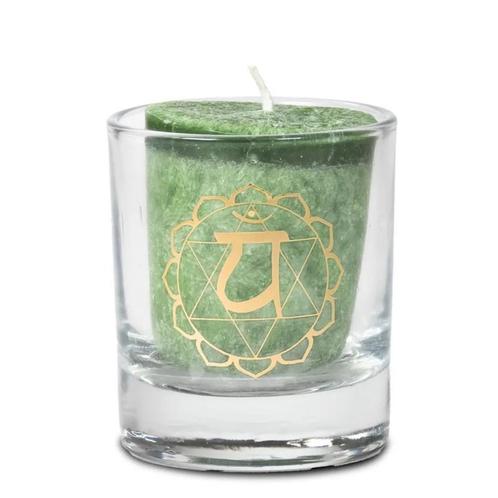 Geurkaars Chakra Votief - 4e Chakra Groen, Sport en Fitness, Gezondheidsproducten en Wellness, Nieuw