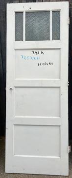 oude jaren 30 deuren gebruikte antieke paneeldeuren - jr30, Ophalen of Verzenden, Gebruikt, Glas, Binnendeur