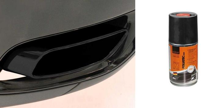 Foliatec Uitlaat 2K verfspray 250 ml - Zwart, Auto diversen, Tuning en Styling, Ophalen of Verzenden