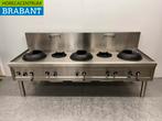 RVS Woktafel wokfornuis wok fornuis 5 branders 100,9 kW 245, Zakelijke goederen, Horeca | Keukenapparatuur, Ophalen of Verzenden