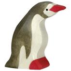 Holztiger - Houten Dieren - Pinguïn hoofd naar voren klein 4, Nieuw