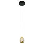 High light | Hanglamp | Amber | Golden Egg | 1 lichts, Nieuw, Ophalen of Verzenden, Glas, 75 cm of meer