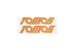 Tomos Sticker geel / rood, Ophalen of Verzenden, Nieuw, Tomos