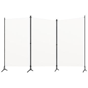 Kamerscherm 3 Panelen Wit - Tweedekansje - OP=OP! beschikbaar voor biedingen
