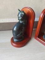 Boekensteunen (2) - Metaal en hout - Grote katten