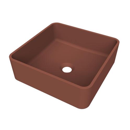 Arcqua Case Opbouw Waskom Vierkant 37x37 Mat Terracotta, Doe-het-zelf en Verbouw, Sanitair, Overige typen, Nieuw, Ophalen of Verzenden